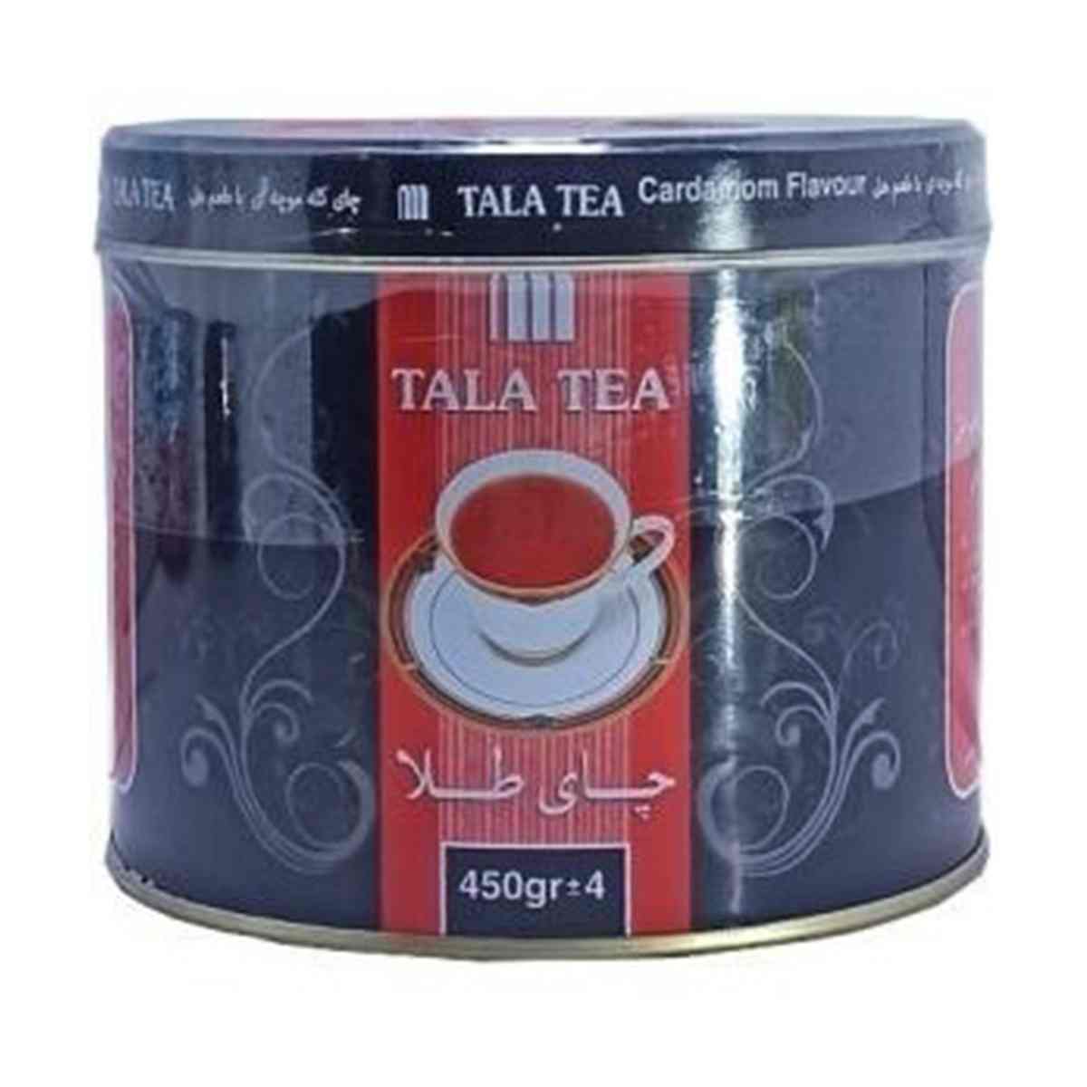 چای کله مورچه ای قوطی فلزی طلا با طعم هل - 450 گرم