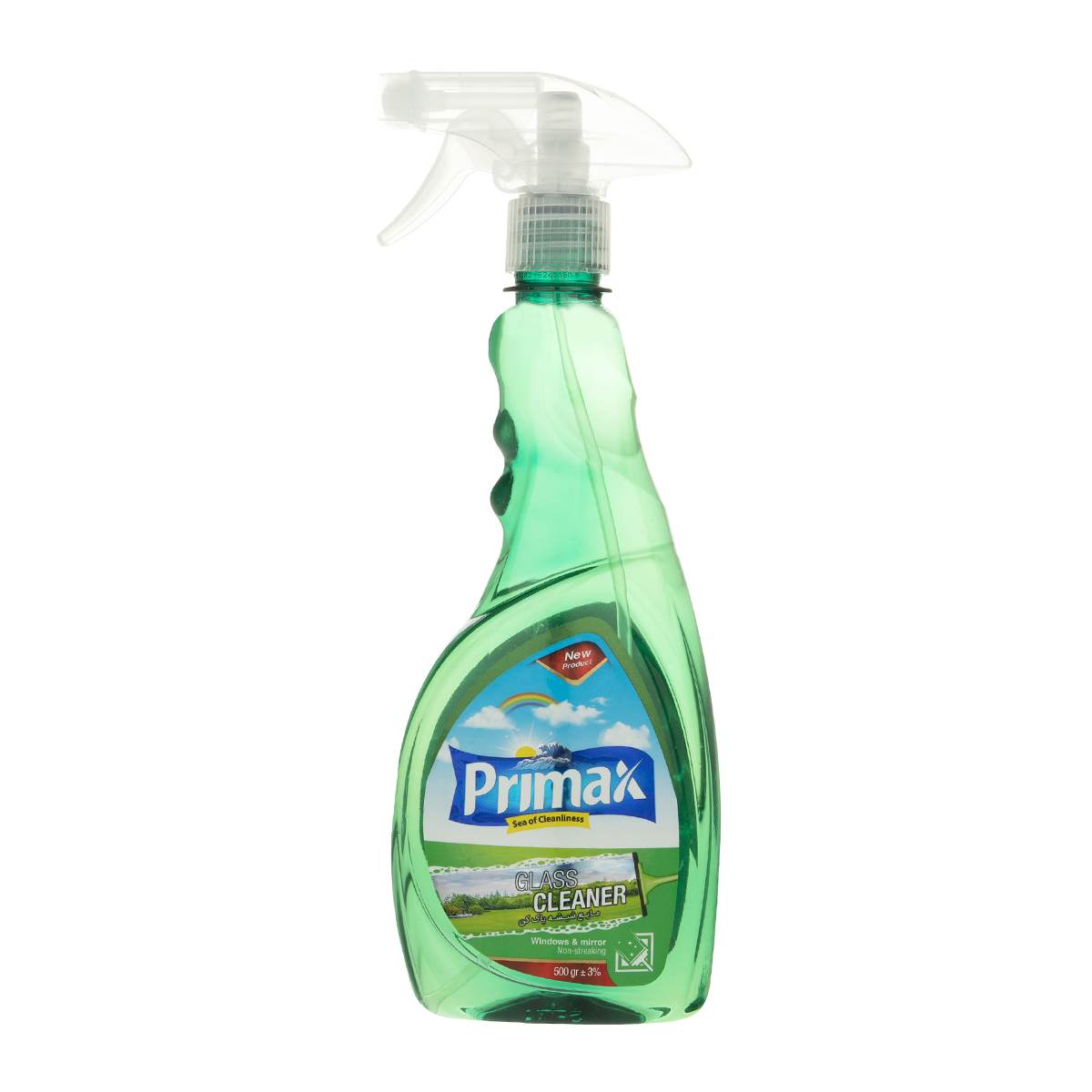 شیشه پاک کن سبز پریمکس - 500 گرم